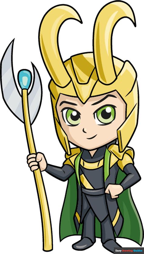 How to Draw Loki .